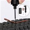 Kit di riparazione pneumatici tubeless per gonfiaggio bici, pompa per pneumatici