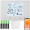 ANFEL CRONOTERMOSTATO WIFI A BATTERIE PROGRAMMABILE SMARTPHONE APP ALEXA TERMOSTATO