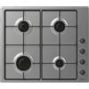 Candy CHW6LBX Piano Cottura a Gas 4 Fuochi da Incasso Griglie in metallo Valvola di