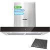 COMFEE Cappa Aspirante 60 cm Classe A TSHM77SS 60 650m³/h Acciaio Inossidabile