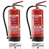 MBS FIRE PROTEX 2 estintori a polvere Protex PDE 6 estintori a polvere 6 kg per le classi