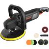 DOVAMAN PLS03A Lucidatrice per Auto 1500W Lucidatrice Rotativa 180 mm/150 mm 6 Velocità