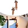2x statuette di cane bassotto, simpatiche decorazioni per monitor di