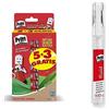 Pritt Pacchetto di Pritt Colla Stick 8 x 11g + Pritt Correttore Pocket Pen, Correttore Penna, Micropunta Metallica, Ottima Precisione, Asciugatura Rapida, 1 Penna da 8ml