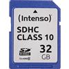 Intenso Scheda di memoria SDHC da 32 GB Class 10 Blu