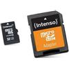Intenso Scheda di memoria microSDHC da 32 GB Classe 10 (con Adattatore SD)