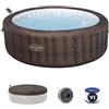 Bestway 6001P Minipiscina idromassaggio gonfiabile Bali Lay Z Spa AirJet con app