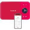 TERRAILLON - NUTRITAB - Bilancia da cucina con connessione Bluetooth, app MyHealth, piatto in vetro, portata 5 kg, precisione 1 g, scansione dei codici a barre, analisi del valore nutrizionale, rosso