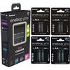 Panasonic Caricabatterie per pile ricaricabili PANASONIC ENELOOP PRO BQ-CC65 + 4AA + 4AAA