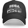 CAPPELLO SEGA MEGA DRIVE 16 BIT BERRETTO RETROGAMING UOMO MEN GENESIS CASUAL