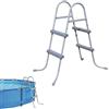 Bestway 58430 Flowclear Scaletta di Sicurezza per Piscina 84 cm Multicolore