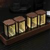 Nixie Tube Clock Sveglia Orologio da tavolo digitale per soggiorno,