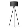 tomons Lampada da Terra LED Dimmerabile Contemporanea con Treppiede in Metallo per