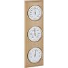 TFA Dostmann Stazione Meteo analogica in Legno Massiccio 20.1028.05 con barometro