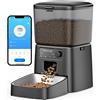 oneisall Alimentatore Automatico per gatti da 3,5L Alimentatore intelligente WiFi per