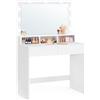 VASAGLE KAILYN Collezione Tavolo da Trucco Toeletta con Luce LED Regolabile a 3 Colori