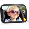 Oderra Specchietto Retrovisore Bambini, Auto Infrangibile e Regolabile a 360° - Specchio Sicuro - Accessorio Essenziale per Neonati