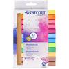 Westcott gesso 12 pezzi colorati | confezione da 12 gessetti per lavagna da FOTC