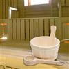 Secchio in legno per sauna con mestolo, secchio per acqua case, centri SPA,