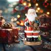 Statua di Babbo Natale, regalo di Natale, ornamento in resina, statuetta per