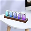 Nixie Tube Clock LED Glow Modern Decor RGB Glow Tube Clock Orologio con