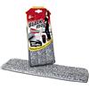 SUPERFIVE, Black Mop Refill, Ricambio Mop in Microfibra, Frangia Piatta