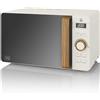 Swan Forno a microonde digitale Nordic 20 L 6 livelli di potenza timer da 30 minuti