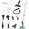 Steamclean Multi 12 Promax, Lavapavimenti a Vapore Multifunzione 12 in 1, 1500W,
