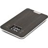 Girmi PS26 Bilancia da cucina Effetto Legno Piatto in Vetro Display Digitale 1gr/10 Kg