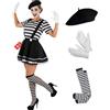 Does not apply Costume Mimo Donna - Vestito Circo per Carnevale E Halloween, Abito Adulti Donna
