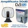 Life Electronics Antenna Tv digitale Terrestre interna amplificata portatile Guadagno 30dB