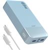 JUOVI Laptop Power Bank 20000mAh 65W USB C In&Out Ricarica Rapida Powerbank Caricatore