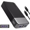 JUOVI 65W Power Bank 20000mAh Laptop Caricatore Portatile Powerbank Ricarica Rapida
