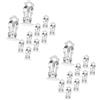 2 Pack Base Per Clip L'orecchio in Acciaio Inossidabile Auricolare Orecchini