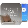 BEOK CONTROLS Termostato 2 fili Wi Fi a batteria adatto per caldaie a gas Termostato