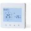 BEOK CONTROLS Termostato a batteria a 2 fili Beok Termostato digitale ambiente per caldaia