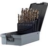 KRINO Set 25 Punte Elicoidali al Cobalto HSS-CO 5% Krino