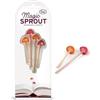 Fred & Friends Genuine Fred Magic Sprout, mini segnalibri a forma di fungo, set da 4