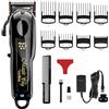 Wahl Tagliacapelli professionale senza fili Black Magic Clip da barbiere, utilizzato per tutti i tipi di capelli, rimozione di massa, motore aggiornato, tagli lisci, tecnologia Crunch Blade Technology
