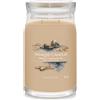 YANKEE CANDLE CANDELA PROFUMATA SIGNATURE JAR LARGE AMBER & SANDALOWOOD GIARA