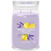 YANKEE CANDLE CANDELA PROFUMATA SIGNATURE JAR LARGE LEMON LAVANDER GIARA