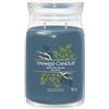 YANKEE CANDLE CANDELA PROFUMATA SIGNATURE JAR LARGE BAYSIDE CEDAR GIARA