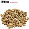 不适用 Qualit�� premium 100 pz inserto filettato dado autobloccante ottone allacciato