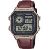 Casio OROLOGIO CASIO AE-1200WHL-5A DIGITALE PELLE AE1200 IMPERMEABILE 10 BAR SPORTIVO
