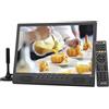 KCR TV portatile 14,0 pollici digitale DVB T2 Freeview batteria ricaricabile porta