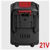 Batteria Ricambio 21V per Motosega Sega Elettrica Decespugliatore Trapano