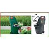STEFANPLAST CARRIOLA CONTENITORE CESTO GIARDINO PORTA LEGNA FOGLIE VERDE O ANTRACITE HELP