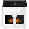 PYRAMIDEA Friggitrice ad Aria 8 Litri 1400 Watt Timer e Termostato Bianco AF816W PYRAMIDEA