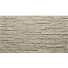 Divina Home Pannello decorativo effetto roccia pietra 3D set 12 pz 120x60 Greige Tortora