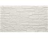 Divina Home Pannello decorativo effetto roccia pietra 3D set 12 pz 120x60 Quarzite Bianco